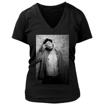 Chad Michael Murray Women's Deep V-Neck TShirt