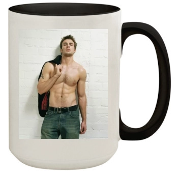 Chris Evans 15oz Colored Inner & Handle Mug