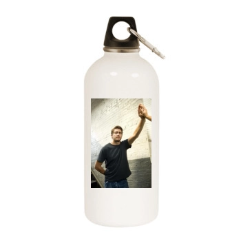 Jake Gyllenhaal White Water Bottle With Carabiner