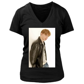 Jesse McCartney Women's Deep V-Neck TShirt