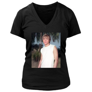 Jesse McCartney Women's Deep V-Neck TShirt