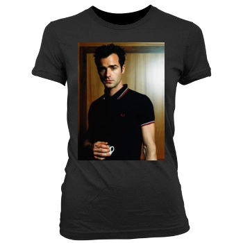 Justin Theroux Women's Junior Cut Crewneck T-Shirt