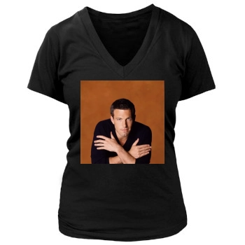 Ben Affleck Women's Deep V-Neck TShirt