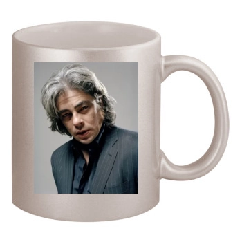 Benicio del Toro 11oz Metallic Silver Mug
