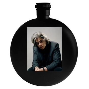 Benicio del Toro Round Flask