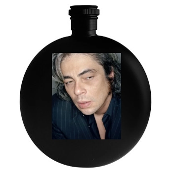 Benicio del Toro Round Flask