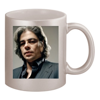 Benicio del Toro 11oz Metallic Silver Mug