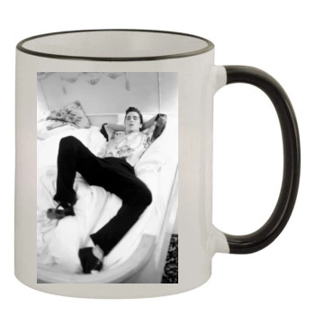 Christian Bale 11oz Colored Rim & Handle Mug