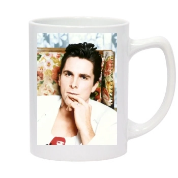 Christian Bale 14oz White Statesman Mug