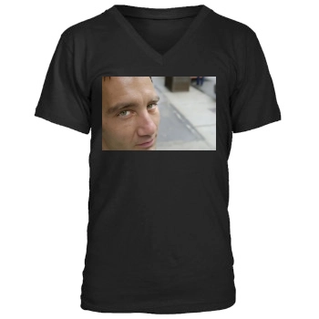 Clive Owen Men's V-Neck T-Shirt