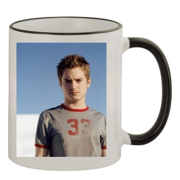 Elijah Wood 11oz Colored Rim & Handle Mug