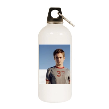 Elijah Wood White Water Bottle With Carabiner