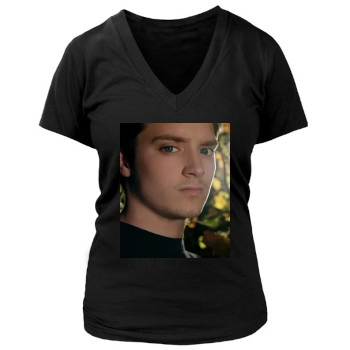 Elijah Wood Women's Deep V-Neck TShirt