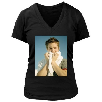 Elijah Wood Women's Deep V-Neck TShirt