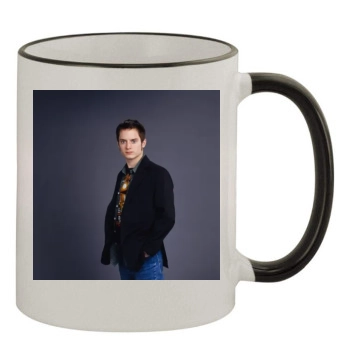 Elijah Wood 11oz Colored Rim & Handle Mug