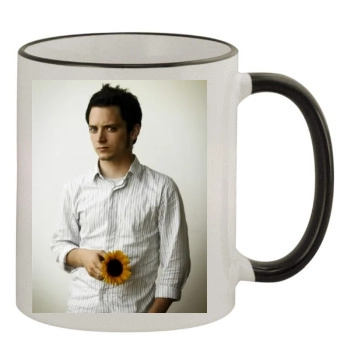 Elijah Wood 11oz Colored Rim & Handle Mug