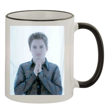 Elijah Wood 11oz Colored Rim & Handle Mug