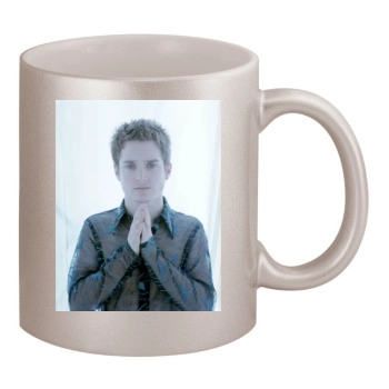 Elijah Wood 11oz Metallic Silver Mug