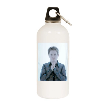 Elijah Wood White Water Bottle With Carabiner