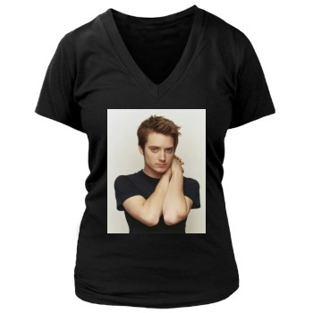 Elijah Wood Women's Deep V-Neck TShirt