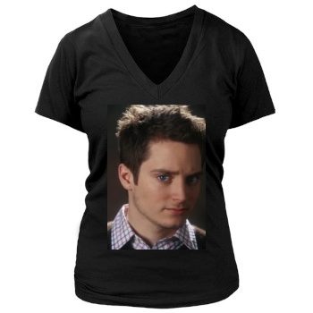 Elijah Wood Women's Deep V-Neck TShirt