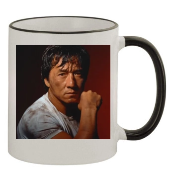 Jackie Chan 11oz Colored Rim & Handle Mug