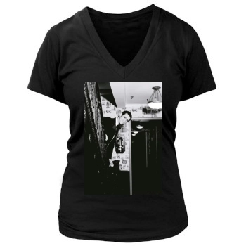 Jim Carrey Women's Deep V-Neck TShirt