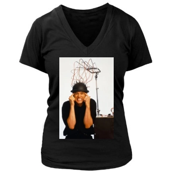 Jim Carrey Women's Deep V-Neck TShirt