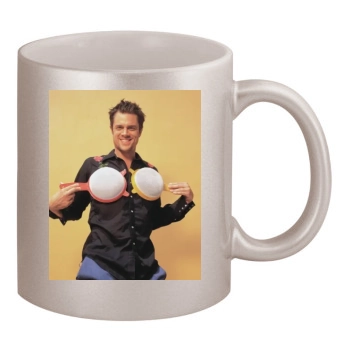 Johnny Knoxville 11oz Metallic Silver Mug