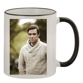 Robbie Williams 11oz Colored Rim & Handle Mug