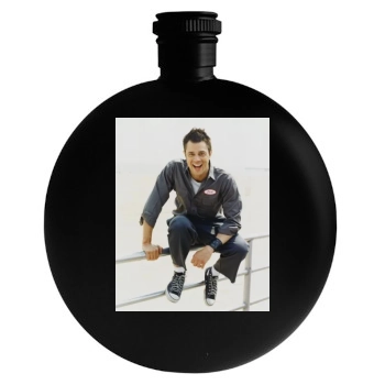 Johnny Knoxville Round Flask