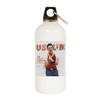 Johnny Knoxville White Water Bottle With Carabiner