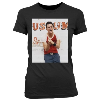 Johnny Knoxville Women's Junior Cut Crewneck T-Shirt