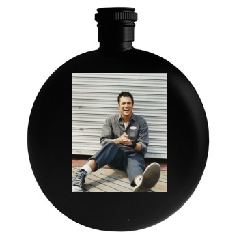 Johnny Knoxville Round Flask