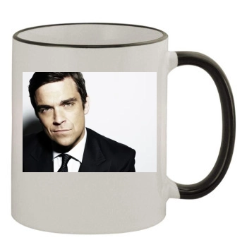 Robbie Williams 11oz Colored Rim & Handle Mug