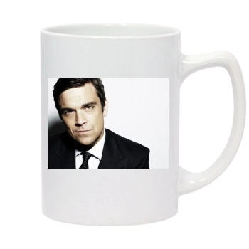 Robbie Williams 14oz White Statesman Mug