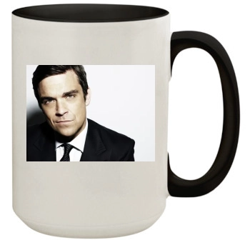 Robbie Williams 15oz Colored Inner & Handle Mug