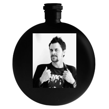 Johnny Knoxville Round Flask