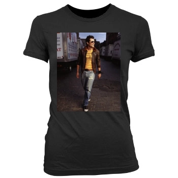 Johnny Knoxville Women's Junior Cut Crewneck T-Shirt