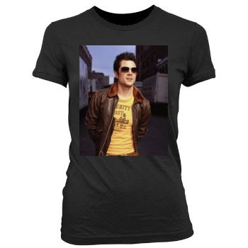 Johnny Knoxville Women's Junior Cut Crewneck T-Shirt