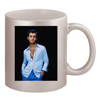 Jude Law 11oz Metallic Silver Mug