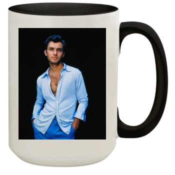 Jude Law 15oz Colored Inner & Handle Mug