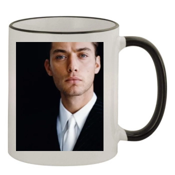 Jude Law 11oz Colored Rim & Handle Mug