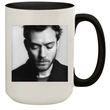 Jude Law 15oz Colored Inner & Handle Mug