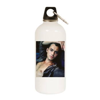 Jude Law White Water Bottle With Carabiner