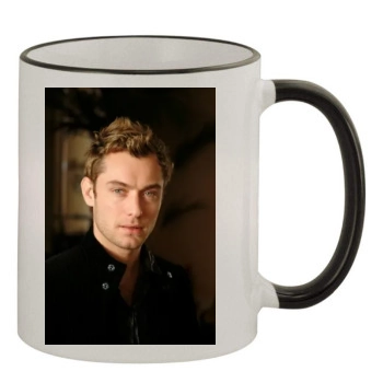 Jude Law 11oz Colored Rim & Handle Mug