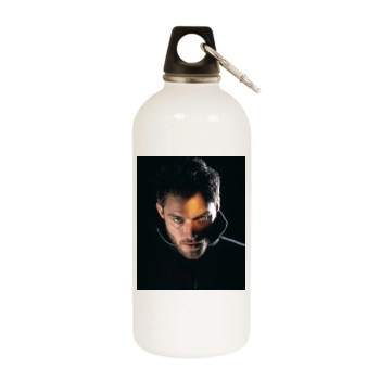 Jude Law White Water Bottle With Carabiner