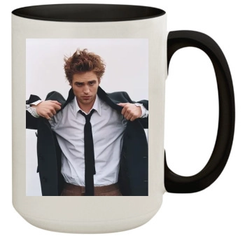 Robert Pattinson 15oz Colored Inner & Handle Mug