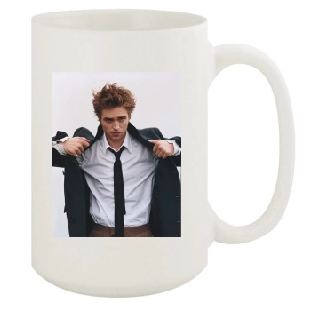 Robert Pattinson 15oz White Mug