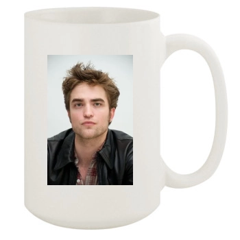 Robert Pattinson 15oz White Mug